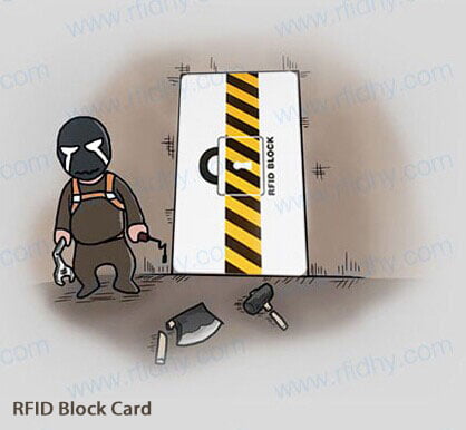 tarjeta RFID bloqueo