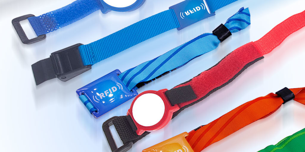 RFID Fabric Woven Wristband