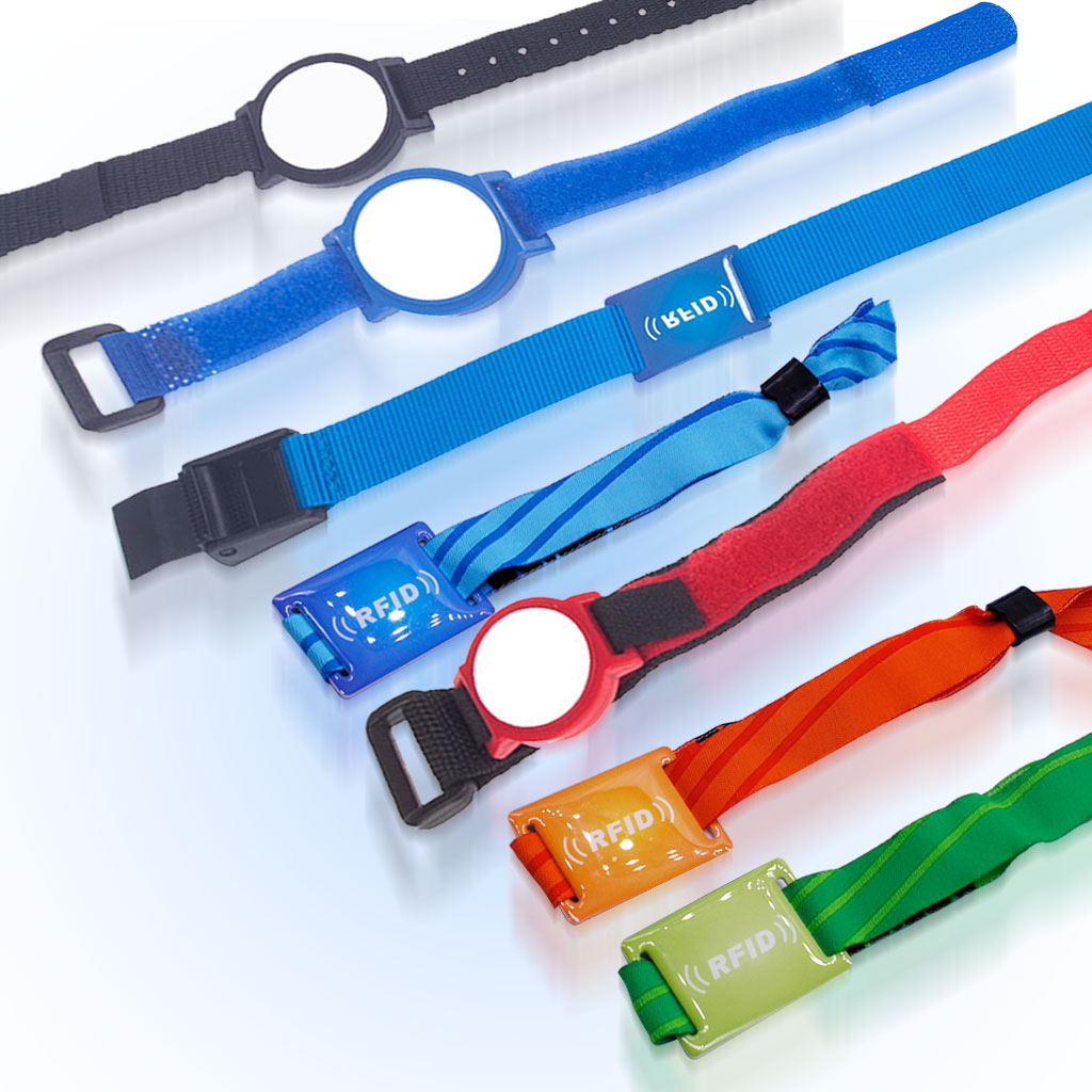 RFID Fabric Woven Wristband