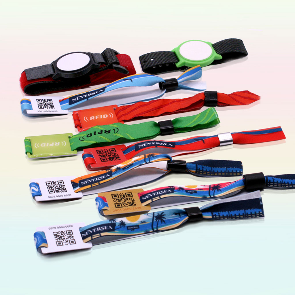 RFID Fabric Woven Wristband