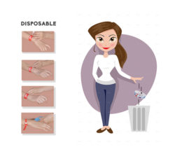 disposable rfid pvc wristband