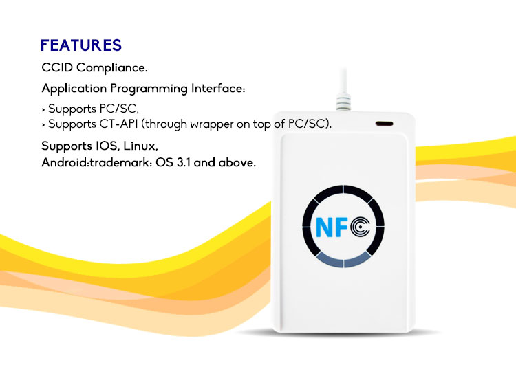 Lettore NFC ACR122U  Scheda RFID, Scheda di prossimità di Huayuan RFID, Il  produttore RFID