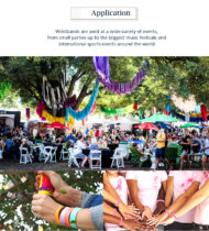 RFID Tyvek Wristband for Event