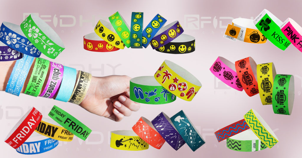 RFID Tyvek Wristband for Party/Festival