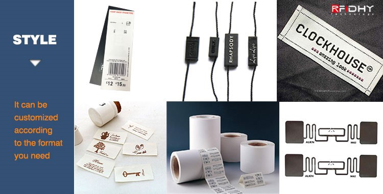 What is the use of RFID tags in clothing industry?