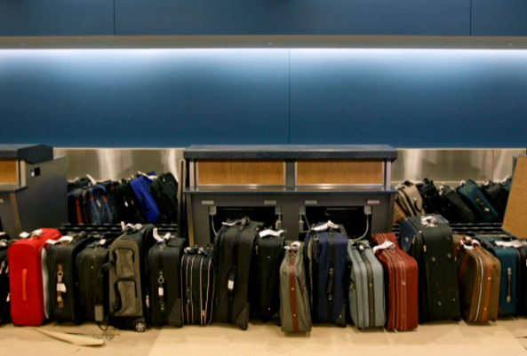 Gepäckanhänger der Fluggesellschaft