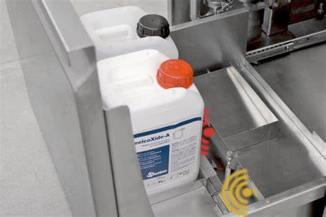 Chemical drums with RFID tags