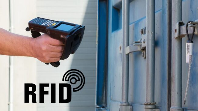 RFID seal with handheld reader