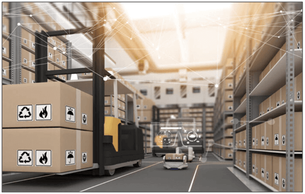 RFID applications in smart warehouse