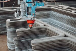 RFID 3D construction printing equipment