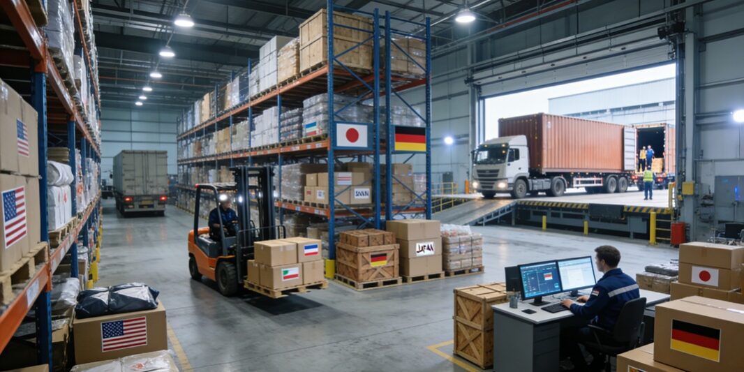 Cross-border trade warehousing