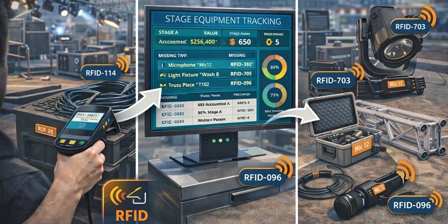 How RFID Ensures the Security of Thousands of Stage Equipment Pieces