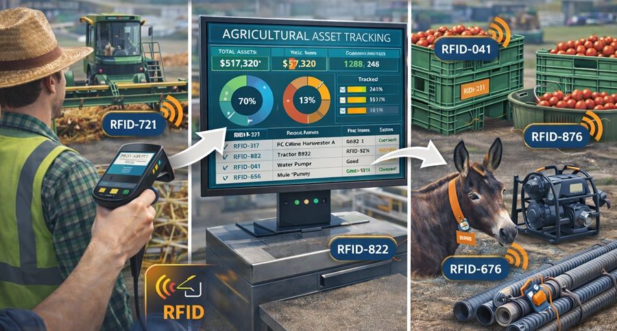 RFID-Based Precision Management of Agricultural Assets and Equipment