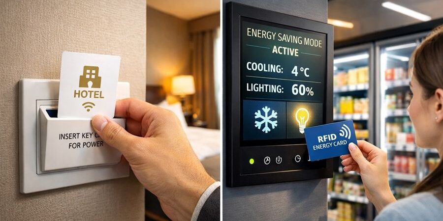 RFID Cards in Hotel and Supermarket Energy Management