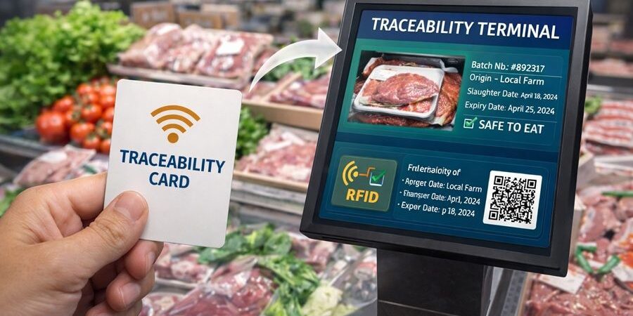 RFID traceability cards help supermarkets build a food safety chain