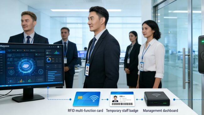 RFID Multifunctional Card Temporary Personnel Access Management