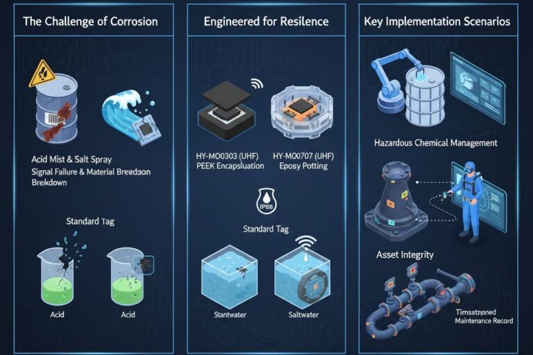 Durable RFID Tags for Chemical and Marine Environments