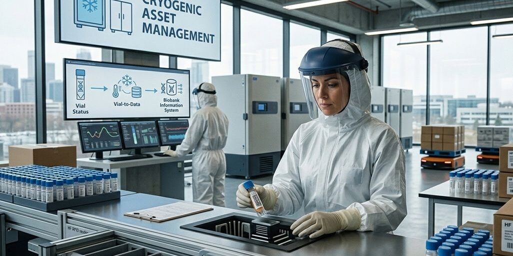 HF Micro-RFID Tags for Cryogenic Sample Tracking in Biobanks