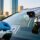 UHF windshield RFID tag for Kenya NTSA vehicle registration with Nairobi cityscape and traffic reader