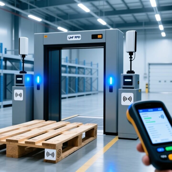 UHF RFID pallet tracking warehouse logistics North America