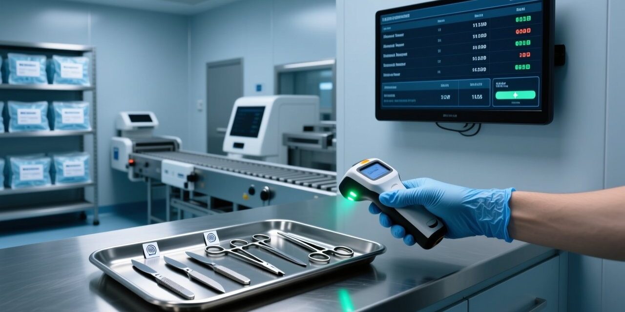 blog-cover-1782264454440 High-temperature RFID tag on surgical instrument being scanned in sterilization facility