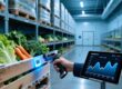 RFID temperature sensor tag monitoring cold chain for fresh produce logistics