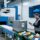 Circular economy RFID tags and waste sorting system in modern recycling facility