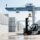 Port yard with containers and outdoor UHF RFID tag achieving long read range