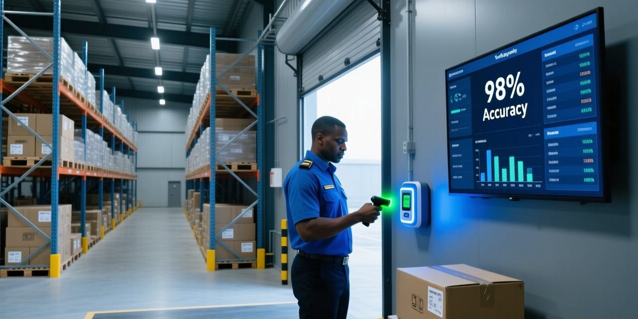 blog-cover-1784527048139 South African warehouse manager using handheld RFID reader to scan pallets for inventory accuracy