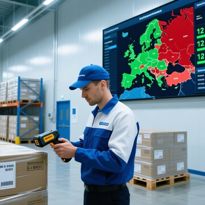 RFID temperature monitoring system for European pharmaceutical cold chain logistics
