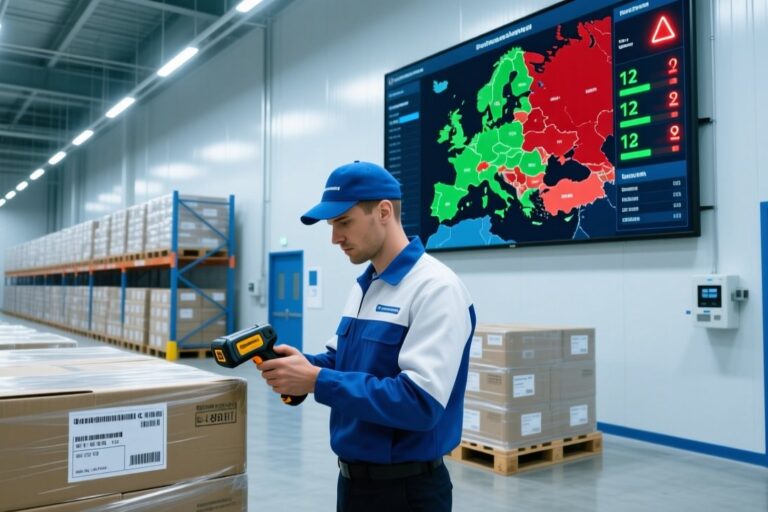 RFID temperature monitoring system for European pharmaceutical cold chain logistics