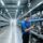 UHF RFID handheld scanner scanning automotive parts in a German supplier warehouse